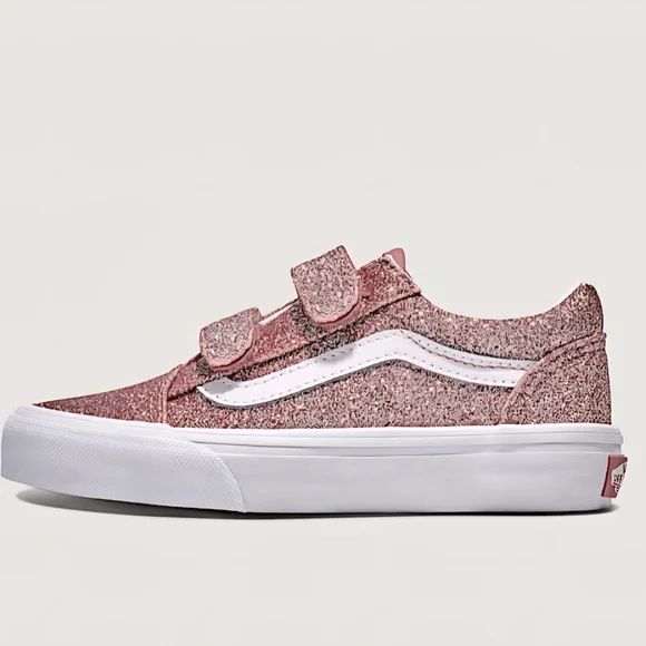 Vans Kids Glitter Pink Sneakers - Picture 4 of 4